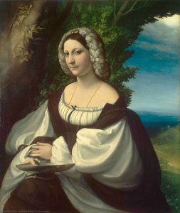 Portrait Of A Gentlewoman — Antonio Alegri Da Korėdžo