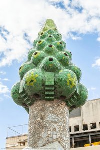 The Roof Of Palau Güell, Barcelona — Antoni Gaudí