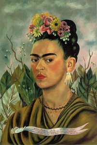 Selbstporträt Gewidmet Dr. Eloesser — Frida Kahlo