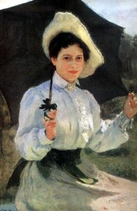 Portrait Of Nadezhda Repina, The Artist's Daughter. — Ilya Repin