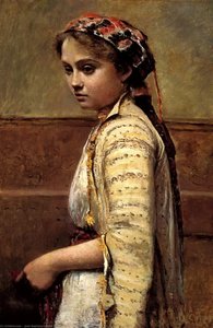 The Greek Girl — Jean-baptiste-camille Corot