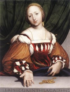 Lais Of Corinth — Hans Holbein The Younger