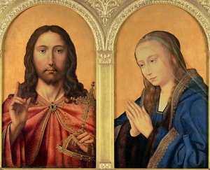 Diptych - Christ And The Virgin — Κεντίν Μασίς