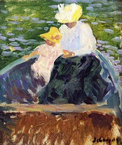 En Barque — Henri Lebasque