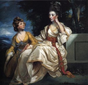 Mrs Henry Thrale Con Su Hija — Sir Joshua Reynolds