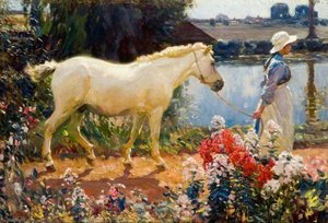 Camino Al Huerto — Sir Alfred James Munnings
