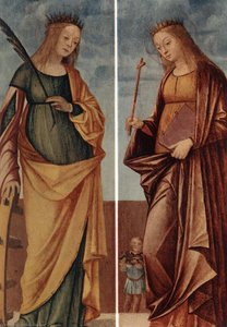 St Catherine Of Alexandria And St Veneranda — Vittore Carpaccio