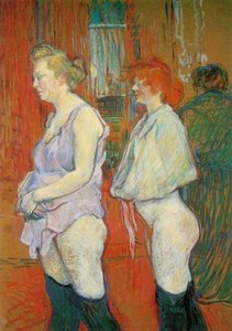 Rue Des Moulins - Die Medizinische Untersuchung — Comte Henri Marie Raymond De Toulouse-lautrec-monfa