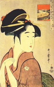 The Geisha Kamekichi — Kitagawa Utamaro