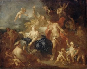 Bacchus Und Ariadne — Pierre Jacques Cazes