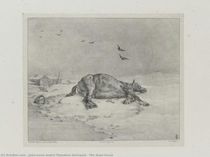 The Dead Horse — Théodore Géricault