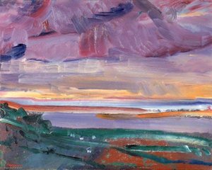 Sunset, The Bay, North Devon — David Bomberg
