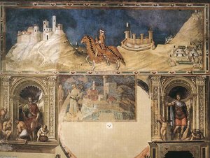 Equestrener Porträt Von Guidoriccio Da Fogliano — Simone Martini