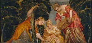 Moses Saved From The Waters — Jacopo Tintoretto