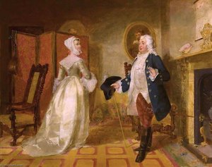 The Laird Of Cockpen And Mistress Jean — Sir John Watson Gordon