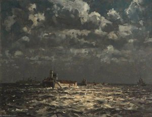 The War At Sea The Road To Normandy, June 1942 — Norman Wilkinson
