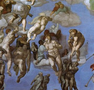 Left - Last Judgment D3b — Michelangelo Buonarroti