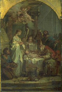 La Présentation De Jésus Au Temple La Purification De La Vierge La Circoncision (ancien Titre) — Joseph Marie Vien