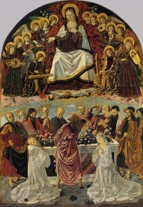 The Lady Of The Assumption Gives St Thomas Her Belt — Bartolomeo Della Gatta