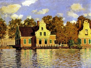 Domy U Řeky Zaan V Zaamdu — Claude Monet