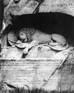 The Lion Of Lucerne — Albert Bertel Thorvaldsen