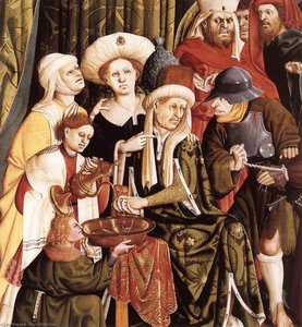 Christus Vor Pilatus (detail) — Hans Multscher