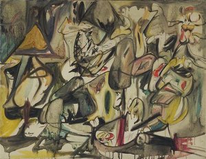 The Leaf Of The Artichoke Is An Owl — Arshile Gorky