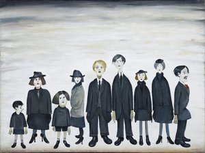 The Funeral Party — Laurence Stephen Lowry