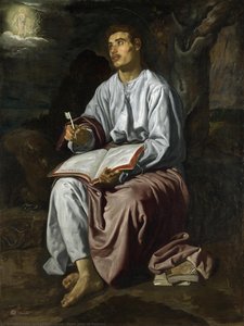 San Juan En Patmos — Diego Rodríguez De Silva Y Velázquez
