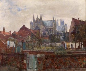 Beverley Minster From The Friary, East Riding Of Yorkshire — Mary Dawson Elwell