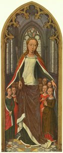 Santa Ursula E Le Sue Compagne, Dal Reliquiario Di Santa Ursula — Hans Memling