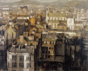 Belfast Landscape St Anne's From River House — Colin Davidson