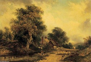 Landscape - — Frederick Waters (william) Watts