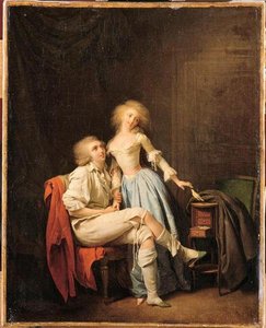 L'oiseau Privé, Dit Le Couple Et L'oiseau Envolé — Ludwik Leopold Boilly