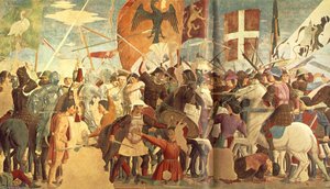 Il Ciclo Di Arezzo - La Battaglia Tra Eraclio E Cosroe (dettaglio) [03] — Piero Della Francesca