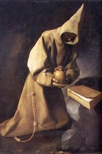 Meditation Des Heiligen Franziskus — Francisco De Zurbarán