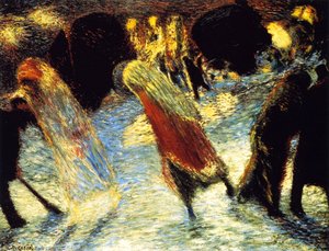 Odchod Z Divadla — Carlo Carrà