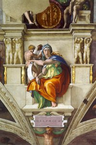 Sistine Chapel Ceiling: The Delphic Sibyl — Michelangelo Morlaiter