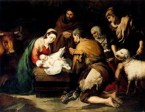 La Adoración De Los Pastores — Bartolomé Esteban Murillo