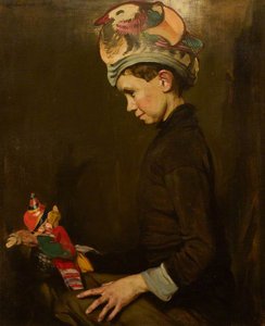 The Paper Cap (ben Nicholson, 1894–1982, As A Boy) — Sir William Nicholson