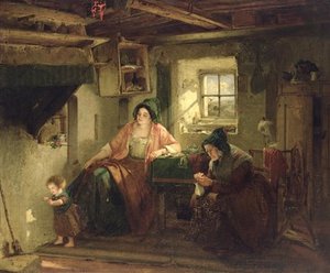 The Ray Of Sunlight — Thomas Faed