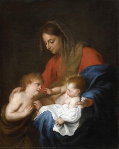 Virgin And Child With St. John — Domenico Piola