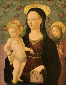 Virgin And Child With An Angel — Francesco Del Cossa