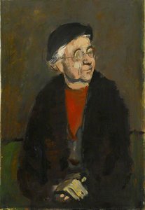 Woman In A Red Jumper — Ruskin Spear