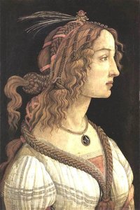 Portrait Einer Jungen Frau — Sandro Botticelli
