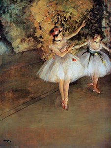 Dvoch Tancierov Na Javisku — Hilaire-germain-edgar Degas