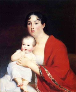 Madame Brujere And Child — Thomas Sully