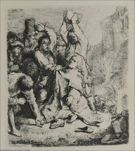 The Martyrdom Of St. Stephen — Rembrandt Van Rijn