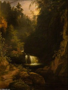 Waterfall — James William Giles