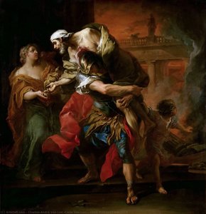 Enee Portant Anchise — Charles André Van Loo